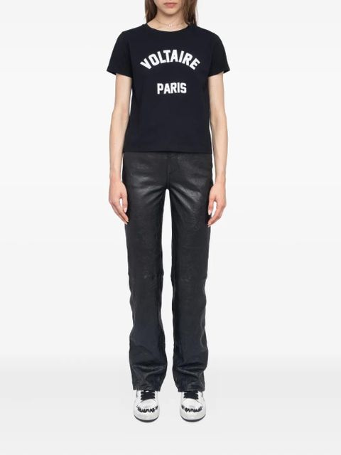 Zadig&Voltaire Alys cotton T-shirt - Black - zdjęcie produktu nr 2