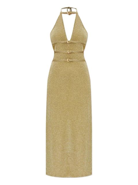 Cult Gaia halterneck buckled dress - Yellow - zdjęcie produktu nr 1