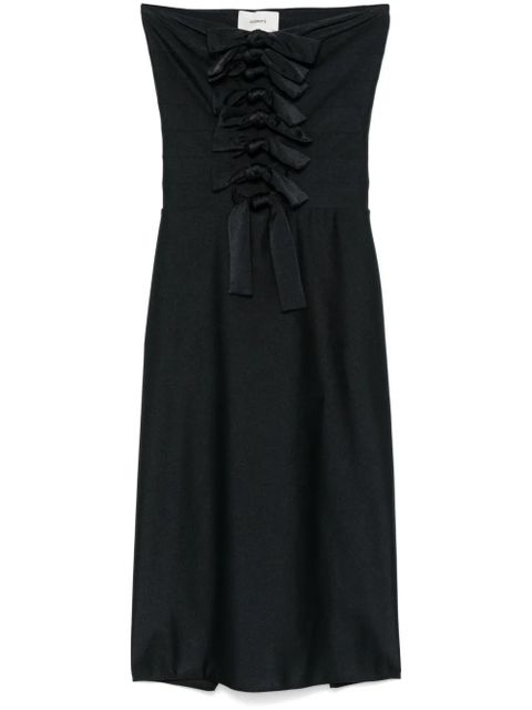 Coperni knot-detail jersey dress - Black - zdjęcie produktu nr 1