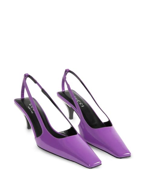 Gucci slingback pumps - Purple - zdjęcie produktu nr 2