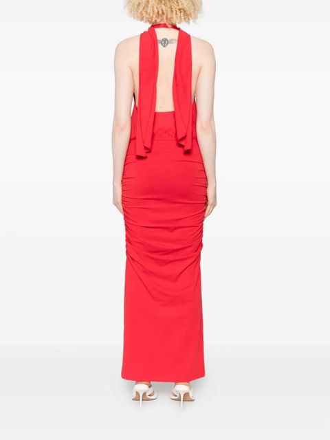 Rowen Rose v-neck maxi dress - Red