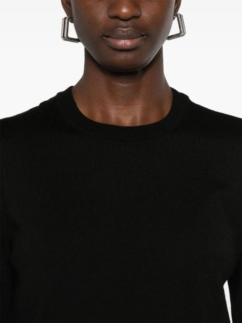 Moschino fine-knit sweater - Black