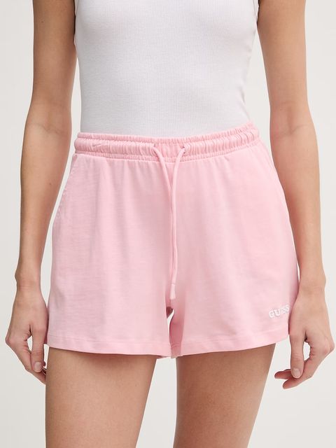 Guess szorty dresowe damskie bawełniane GIADA - zdjęcie produktu nr 2