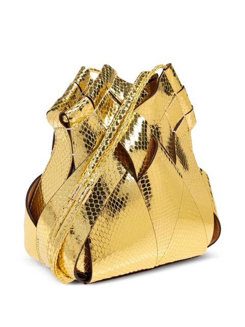Ulla Johnson Charlotte metallic leather cross body bag - Gold - zdjęcie produktu nr 2