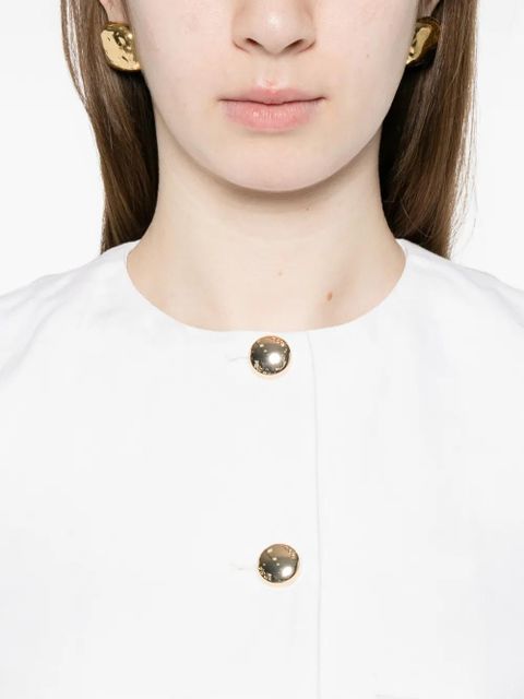 Maje cropped jacket - White