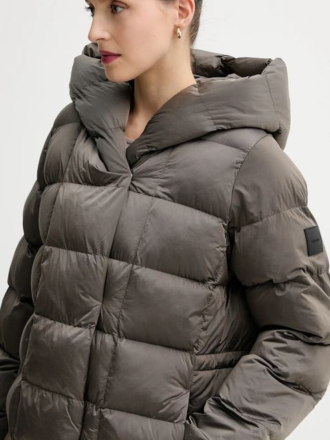 Calvin Klein kurtka kolor brązowy zimowa oversize LV044D541G - zdjęcie produktu nr 2