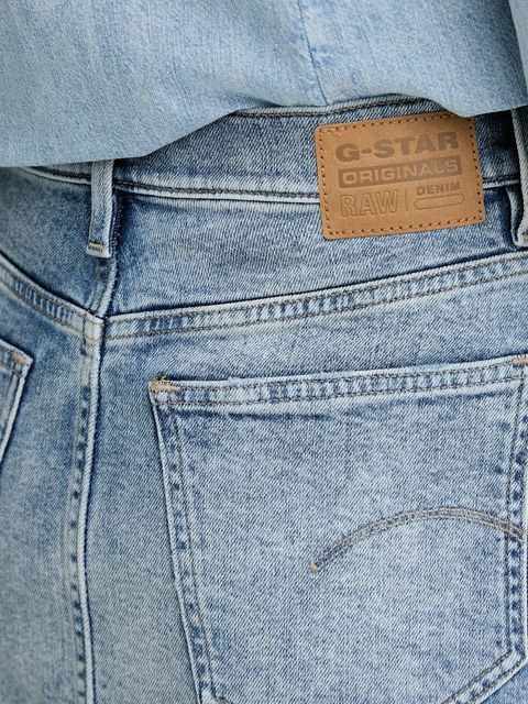 G-Star spódnica jeansowa kolor niebieski mini prosta D24387-D930 - zdjęcie produktu nr 2