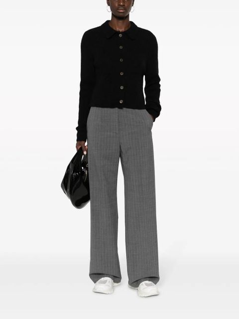 OUR LEGACY Mazzy ribbed-knit cardigan - Black - zdjęcie produktu nr 2