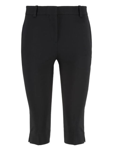 TOTEME crepe-texture bermuda shorts - Black - zdjęcie produktu nr 1