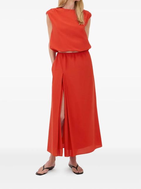 LouLou de Saison Cosma sleeveless top - Red