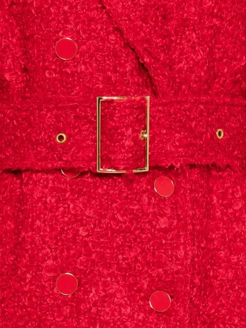 Rowen Rose tweed trench coat - Red - zdjęcie produktu nr 2