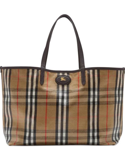 Burberry medium Highlands tote bag - Brown - zdjęcie produktu nr 1