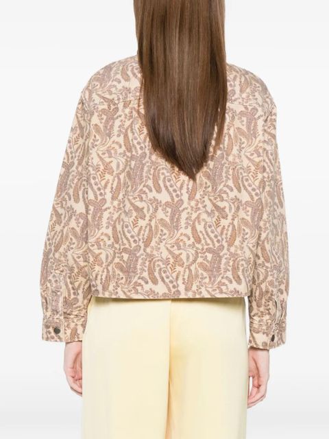 Ba&Sh Tullia paisley cotton jacket - Neutrals