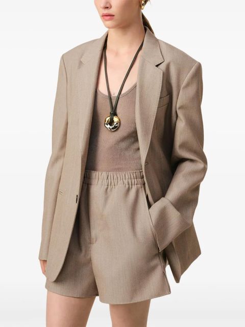 AMI Paris rear-slit blazer - Neutrals - zdjęcie produktu nr 2