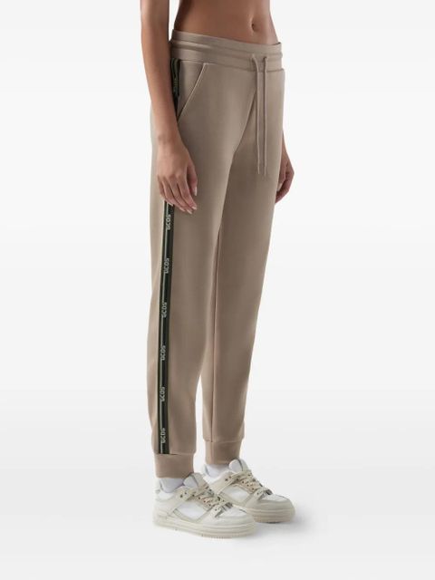 GCDS logo-tape scouba track pants - Neutrals