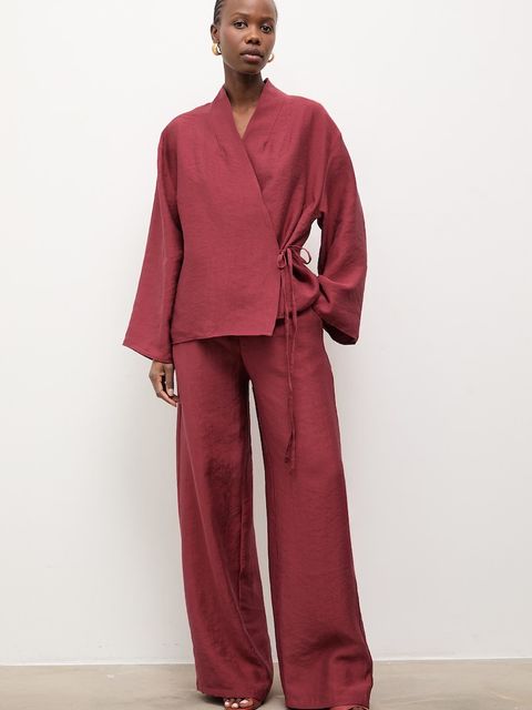 Answear.LAB spodnie damskie z lyocellem