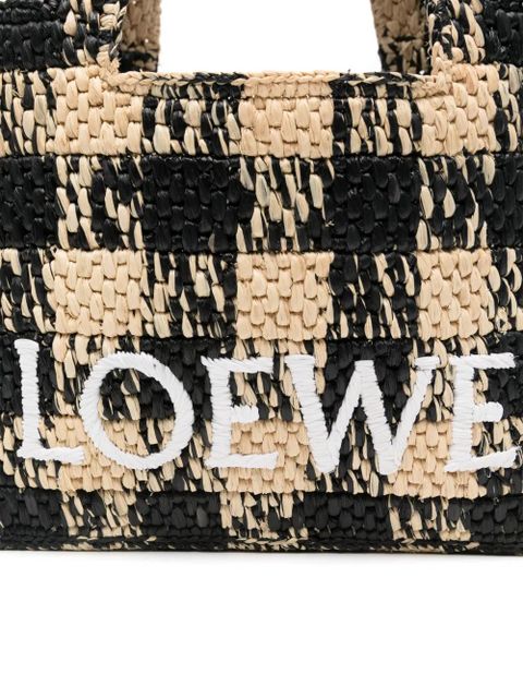 LOEWE mini Loewe Font tote bag - Neutrals - zdjęcie produktu nr 2
