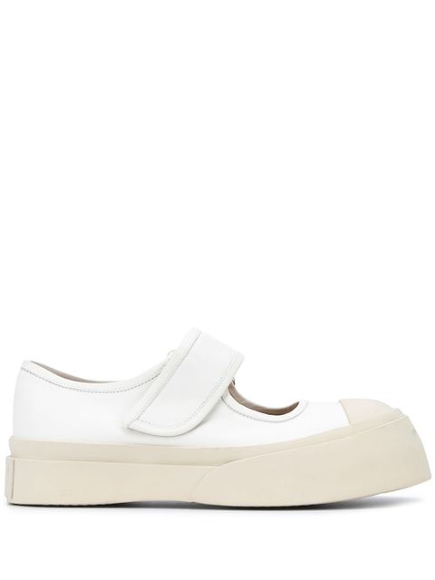 Marni leather Mary Jane sneakers - White