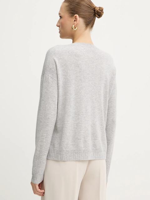 Liu Jo sweter wełniany damski kolor szary lekki TF5180.MS026 - zdjęcie produktu nr 2