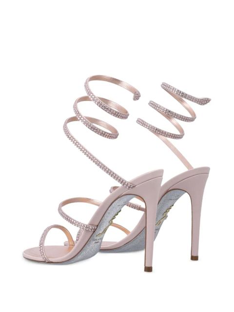 René Caovilla Cleo rhinestone spiral pumps - Pink - zdjęcie produktu nr 2