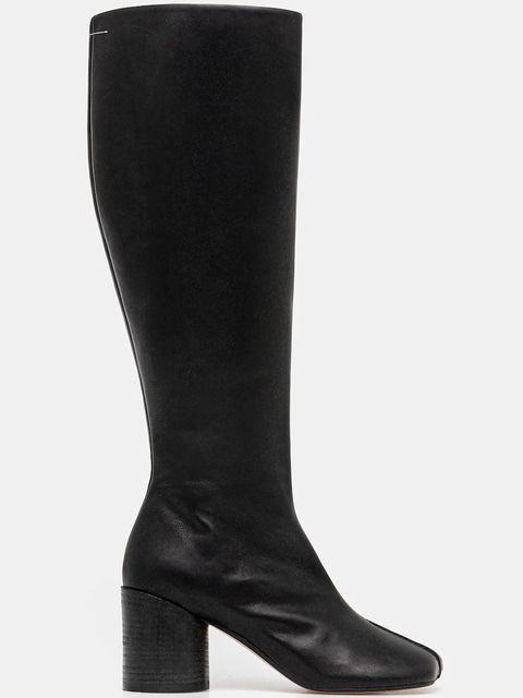 MM6 Maison Margiela kozaki skórzane - zdjęcie produktu nr 2