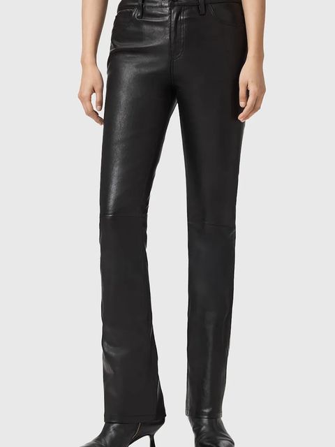 AllSaints spodnie skórzane - zdjęcie produktu nr 1