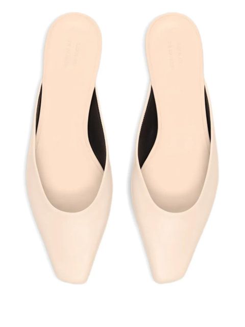 LouLou de Saison Diane square toe mules - Neutrals