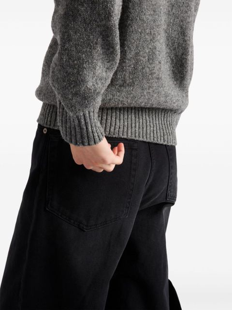 Prada wide-leg jeans - Black