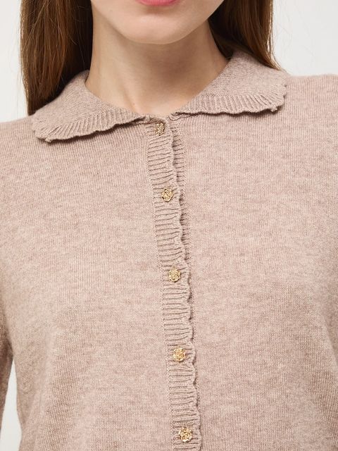 Medicine sweter damskie kolor beżowy