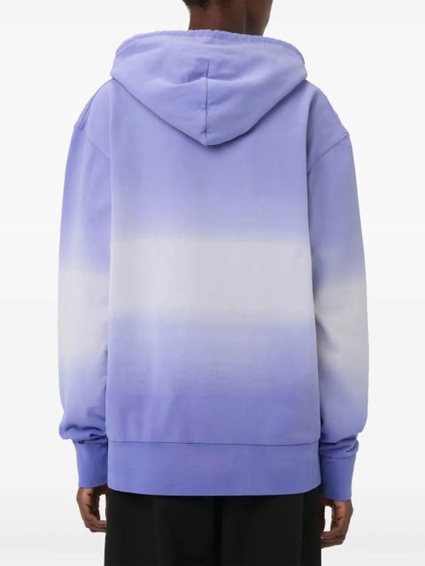 JW Anderson logo-embroidered gradient hoodie - Purple