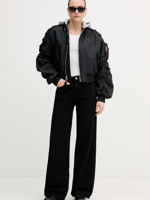 Alpha Industries kurtka Short Hooded Bomber Light W - zdjęcie produktu nr 1