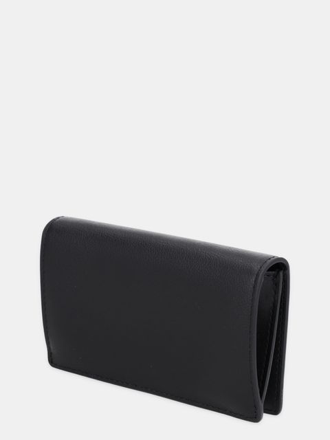 Karl Lagerfeld portfel skórzany K/SIGNATURE damski kolor czarny B1W32035 - zdjęcie produktu nr 2