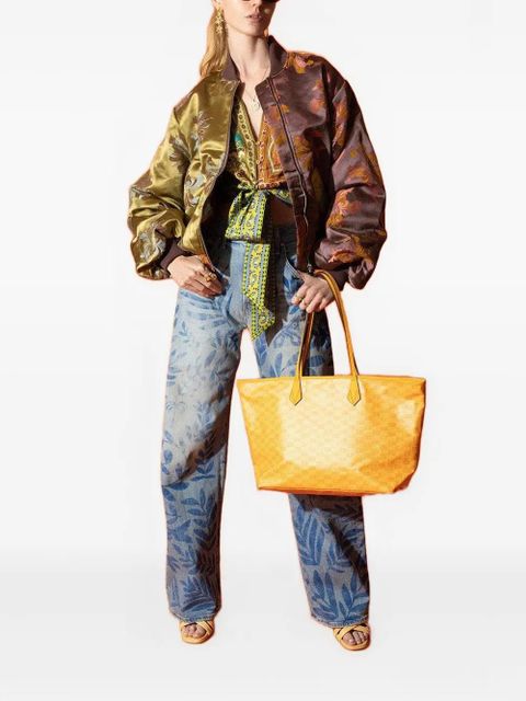 ALEMAIS Adriana brocade-effect bomber jacket - Green - zdjęcie produktu nr 2