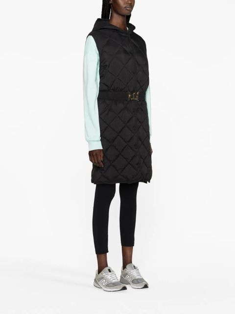 TWINSET hooded padded gilet - Black