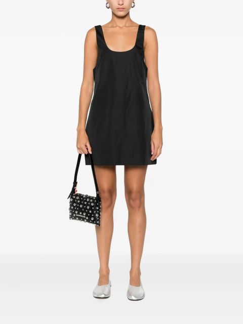 St. Agni scoop-neck sleeveless mini dress - Black