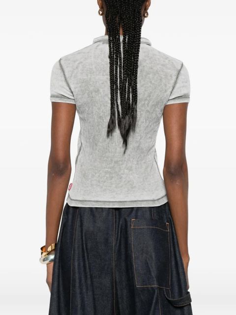 Diesel t-gary rib T-shirt - Grey