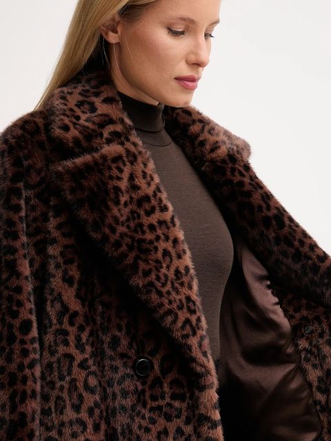 Joseph Ribkoff płaszcz kolor brązowy 253937