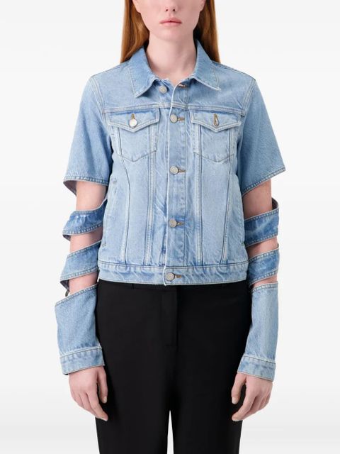 Coperni spiral denim jacket - Blue