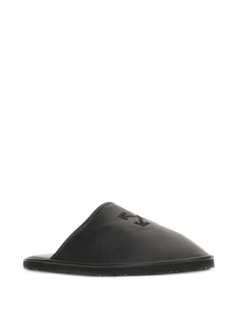 Off-White logo slippers - Black - zdjęcie produktu nr 2