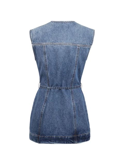 Sportmax belted sleeveless top - Blue - zdjęcie produktu nr 2