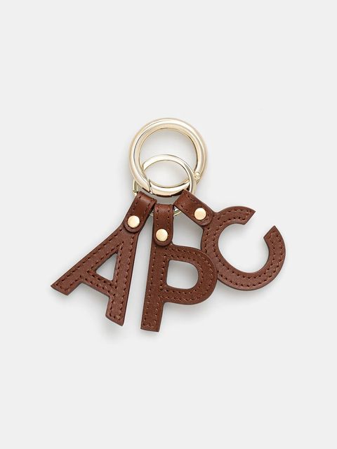 A.P.C. brelok skórzany porte-cles lettres PXAWV.F63656 - zdjęcie produktu nr 1