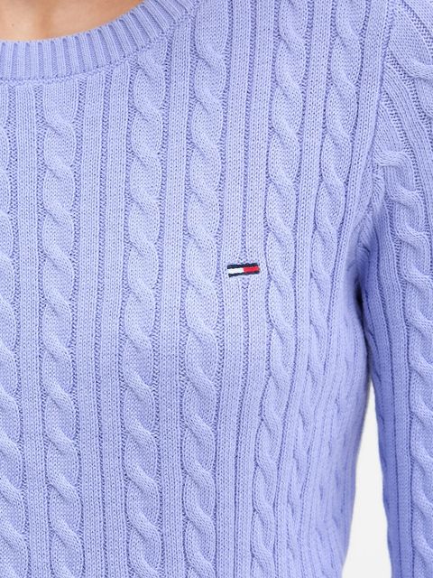 Tommy Jeans sweter bawełniany damski lekki DW0DW22165