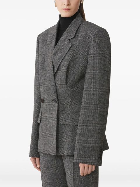 Lanvin checked double-breasted blazer - Grey - zdjęcie produktu nr 2