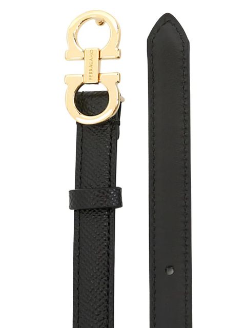 Ferragamo leather belt - Black