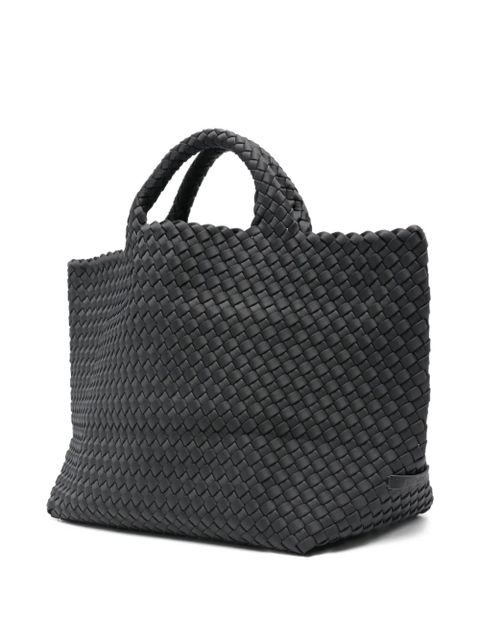 NAGHEDI medium St. Barths woven tote bag - Black