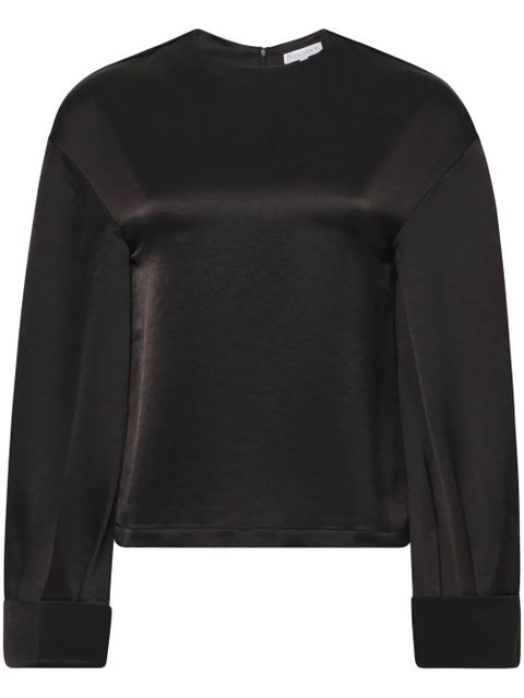 JW Anderson turn-up cuffs blouse - Black - zdjęcie produktu nr 1