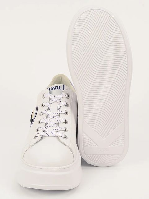 Karl Lagerfeld sneakersy skórzane ANAKAPRI damskie kolor biały KL63530N