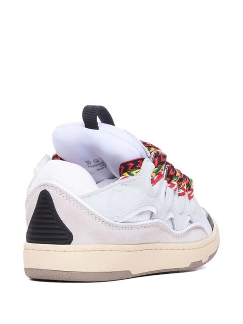 Lanvin logo-patch sneakers - White
