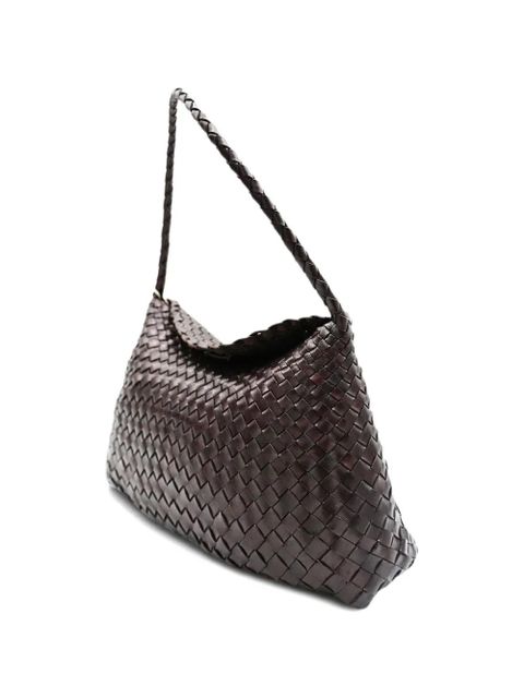 DRAGON DIFFUSION mini Santa Maria S. Croce woven tote bag - Brown - zdjęcie produktu nr 2