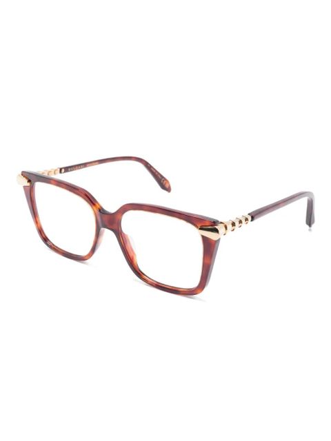 Bvlgari square-frame glasses - Brown - zdjęcie produktu nr 2